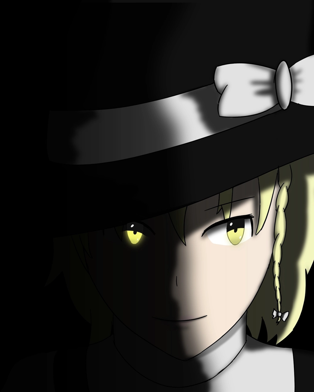 ảnh anime màu đen cực chất