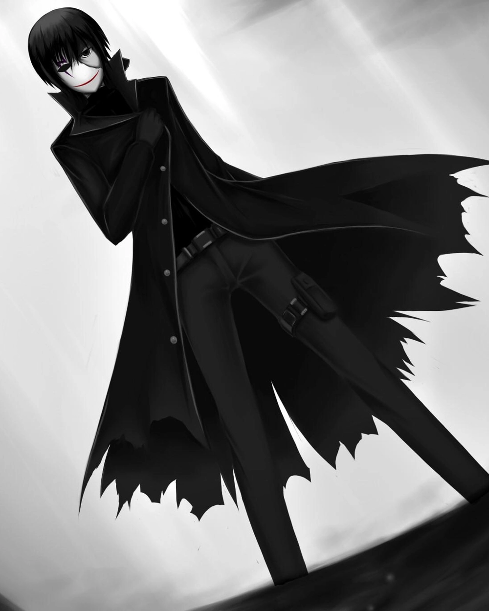 ảnh anime màu đen tâm trạng