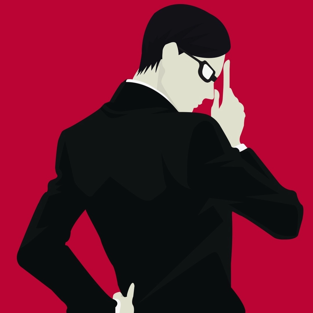 ảnh anime màu đen mặt buồn