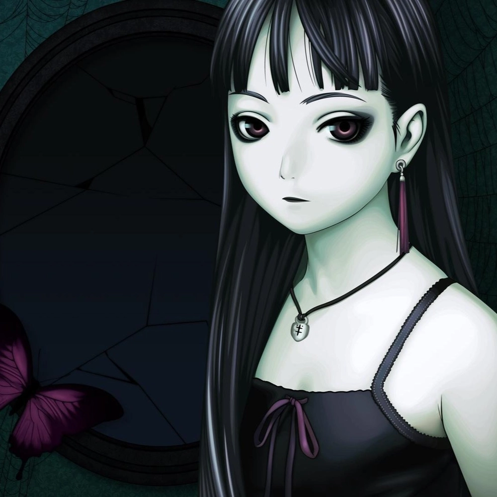 ảnh anime màu đen chất