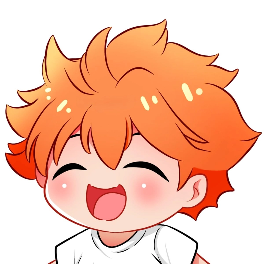 ảnh anime nam chibi ngồi cười