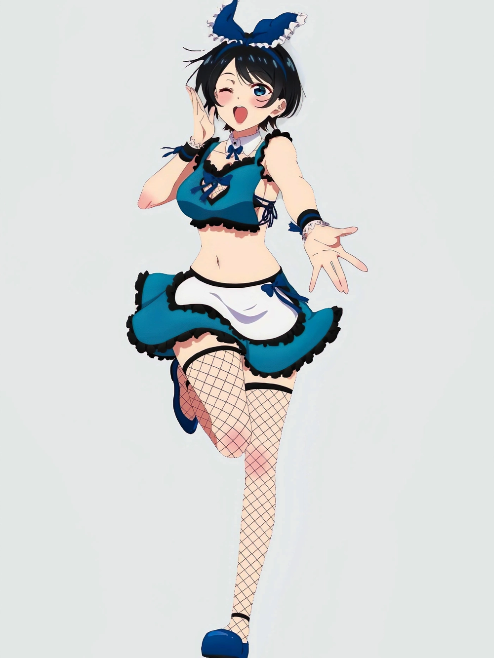 ảnh anime ruka sarashina tươi vui