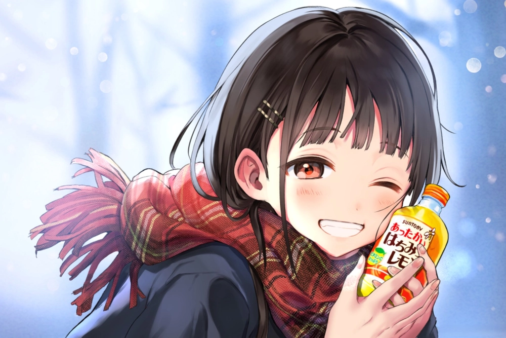 ảnh anime tuyết rơi đẹp