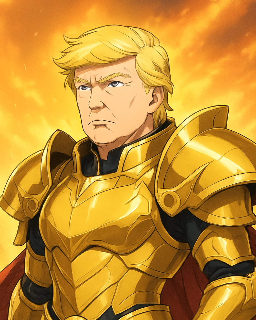 donald trump anime ngầu