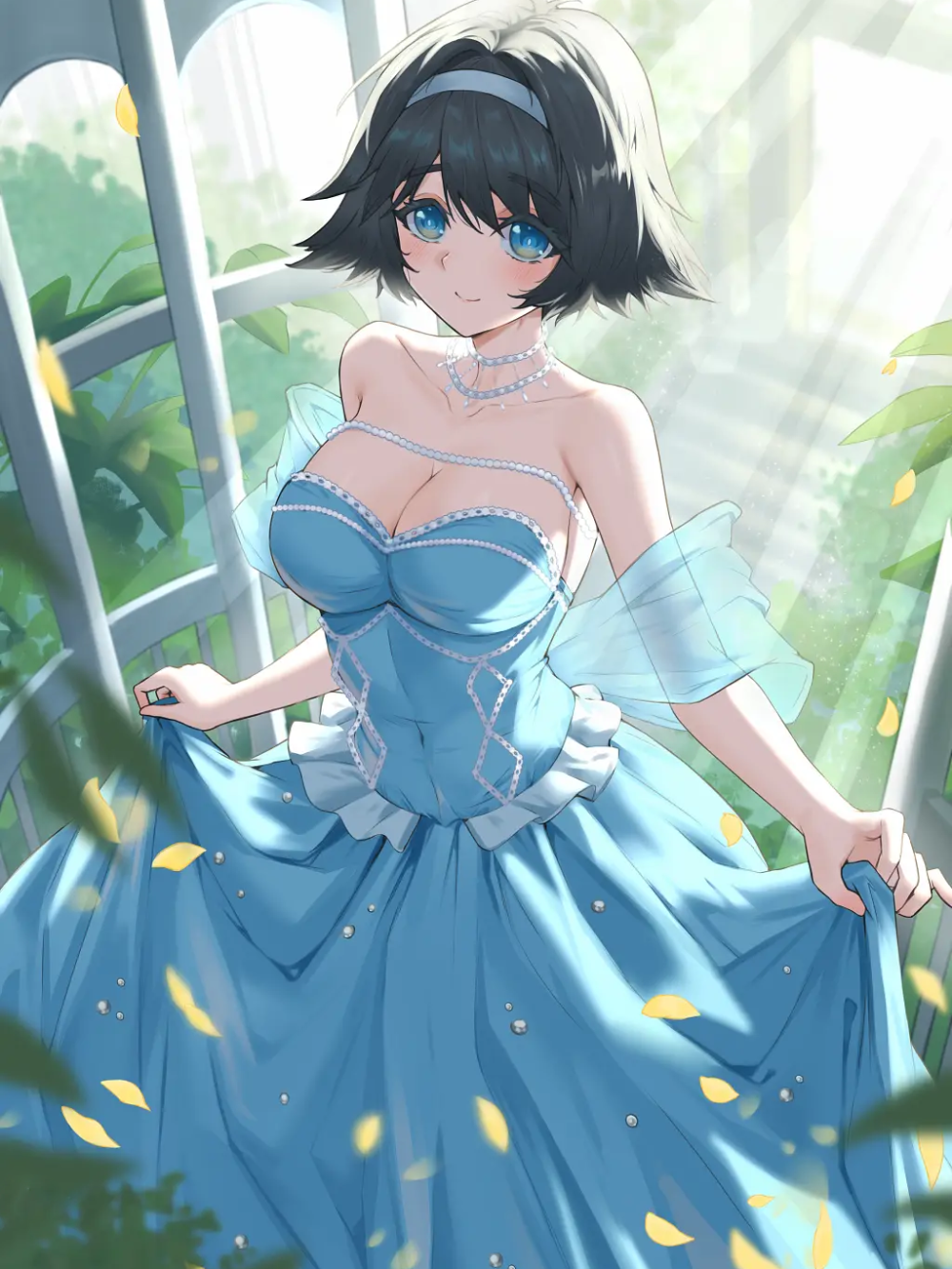 mayuri shiina anime fanart