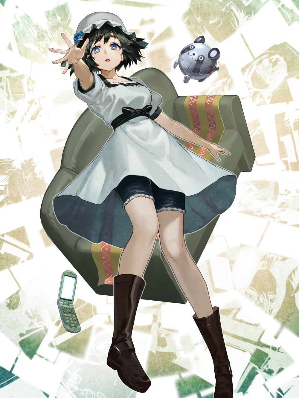 mayuri shiina anime wallpaper