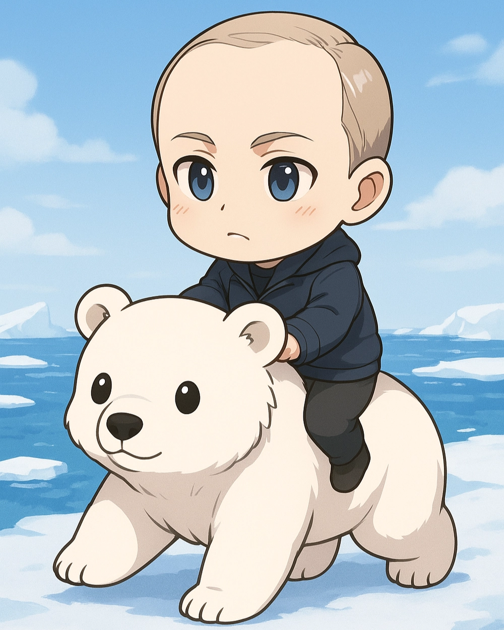 ảnh Putin anime dễ thương