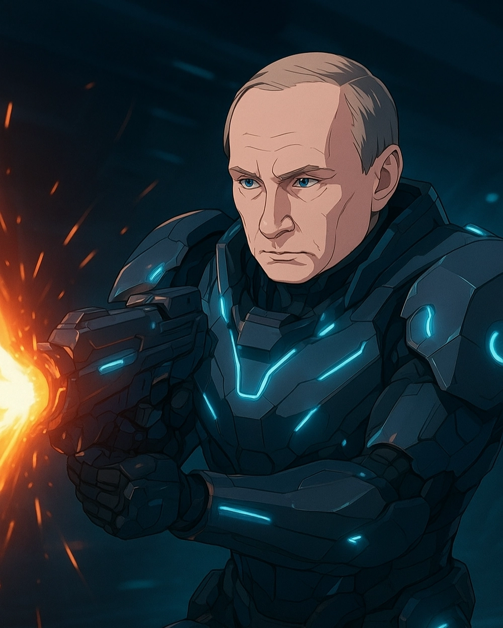Putin anime phong cách bá đạo