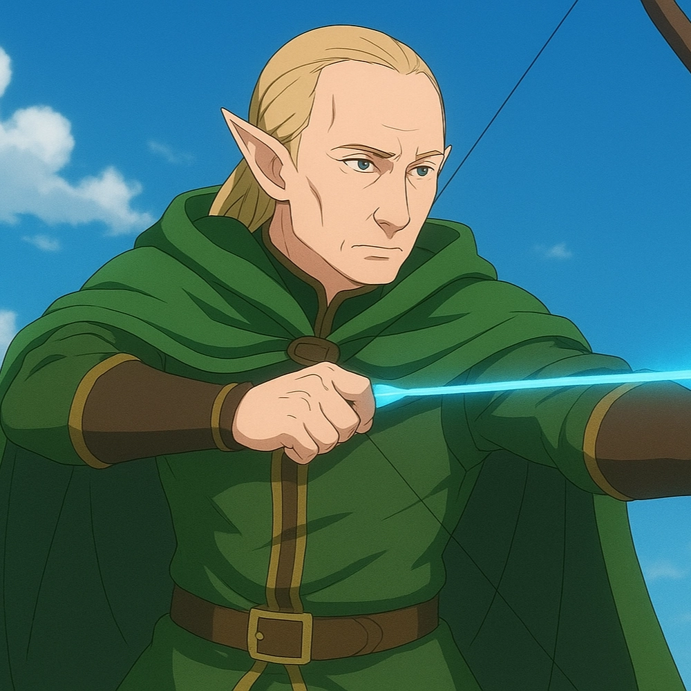 ảnh Putin anime đầy phong cách