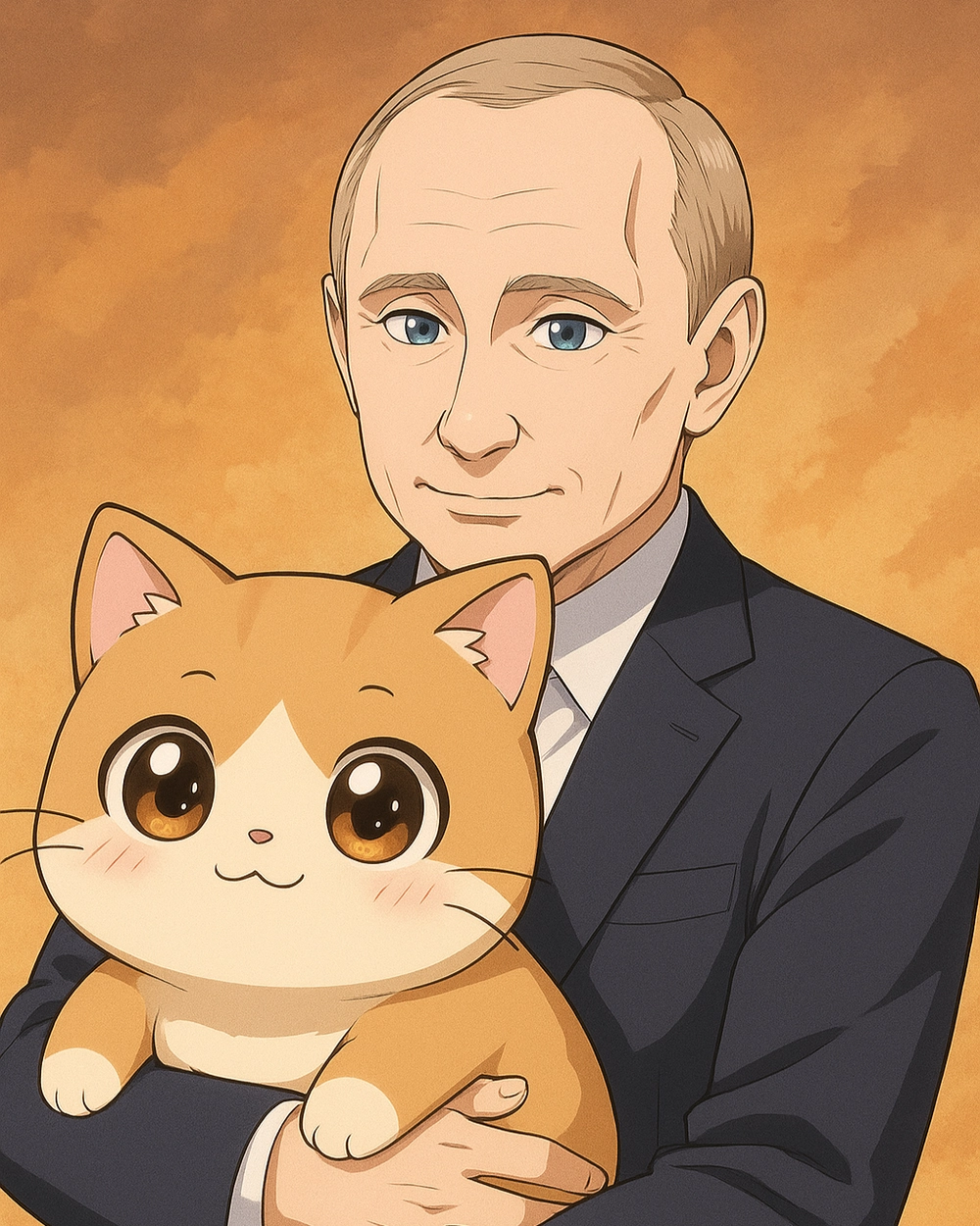 ảnh Putin anime dễ cưng