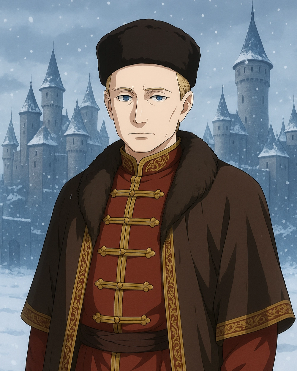 hình ảnh Putin anime mạnh mẽ