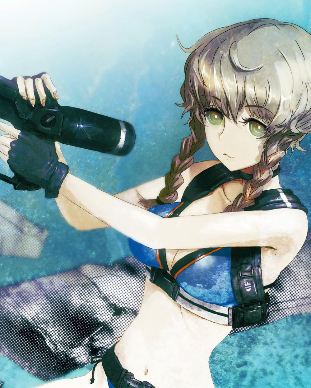 suzuha amane art digital painting