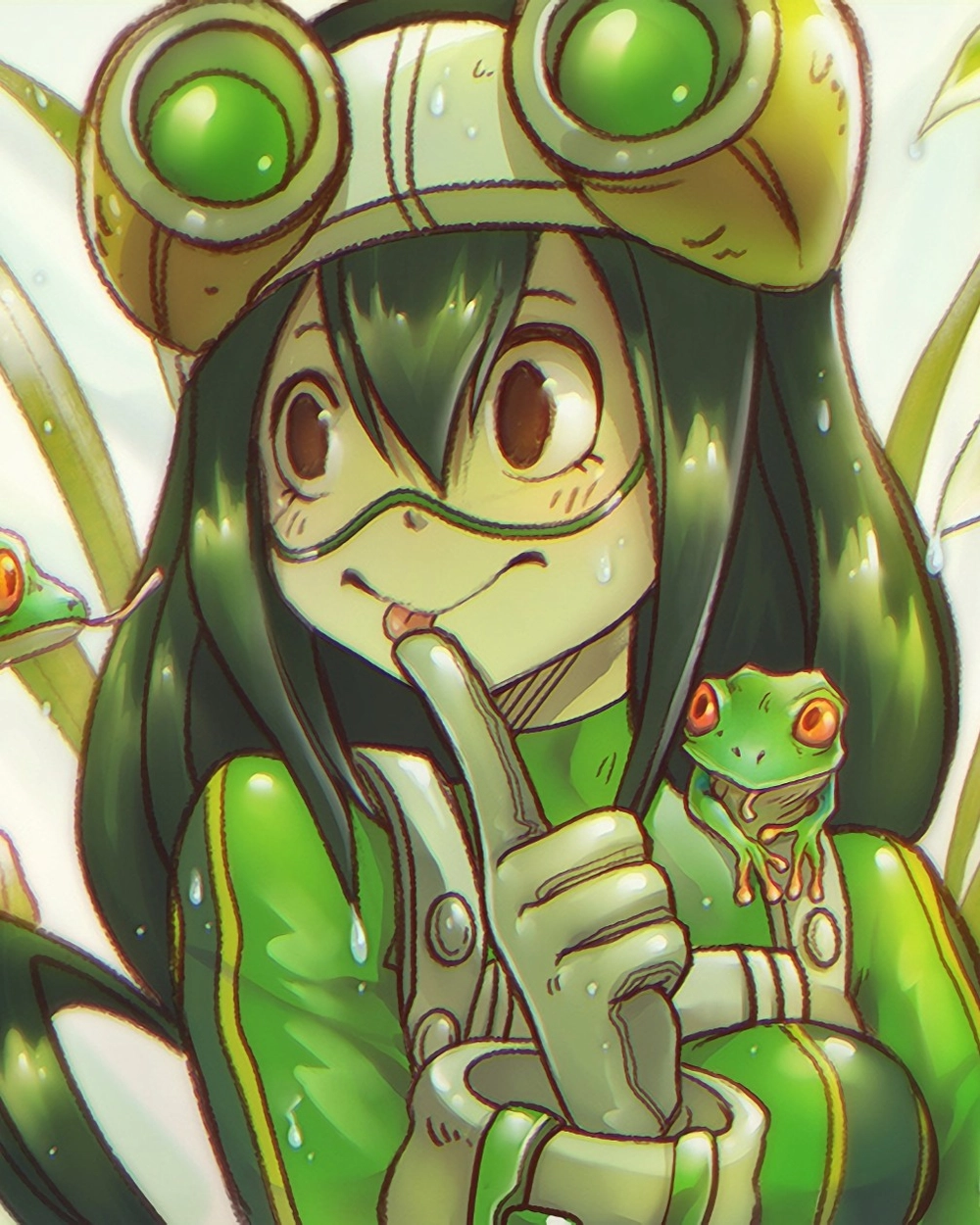 fumikage tokoyami x tsuyu asui