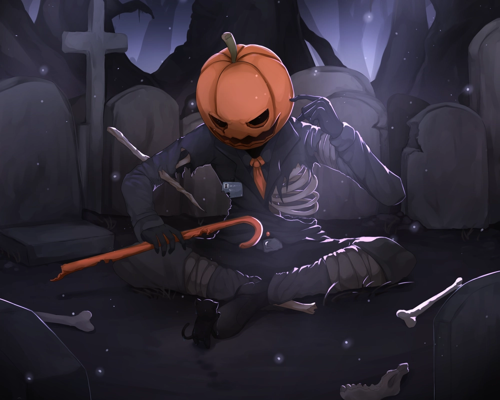 anime halloween phong cách đáng yêu