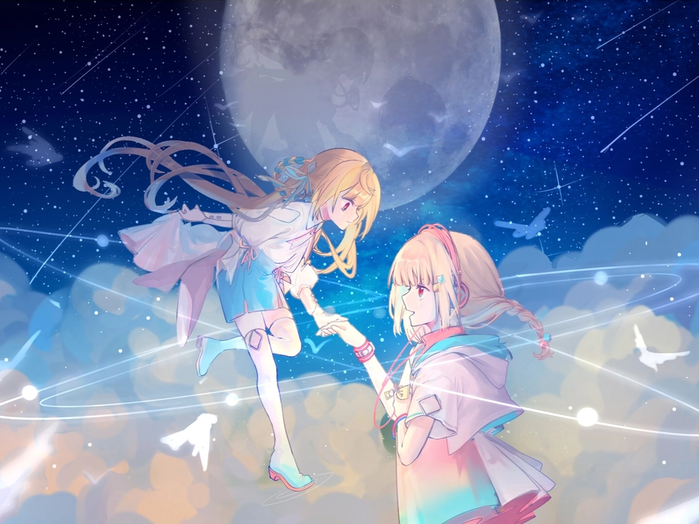 anime nắm tay giữa phố