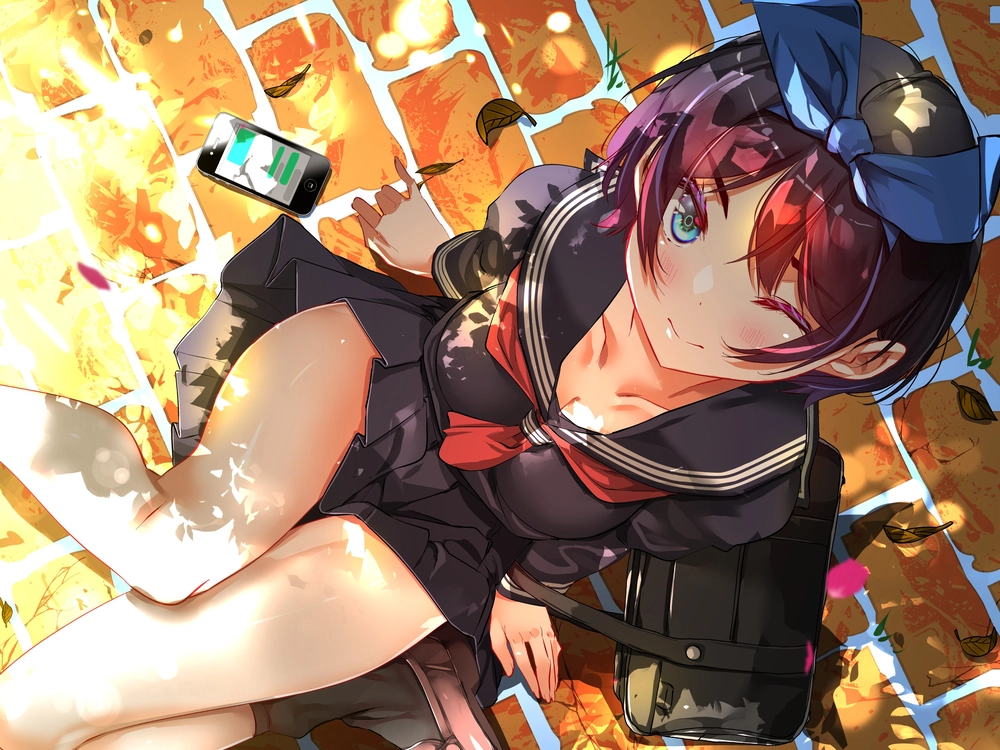 anime ruka sarashina biểu cảm đáng yêu