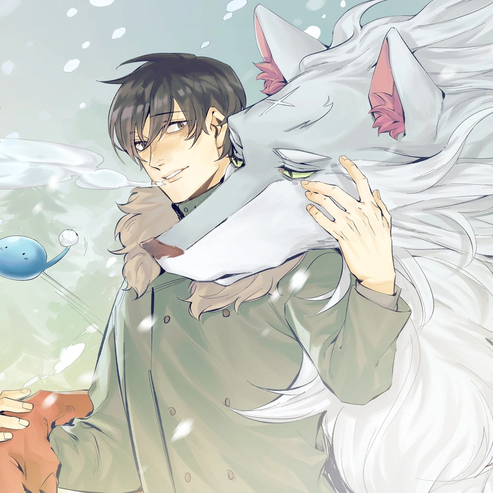 anime tuyết rơi đáng yêu