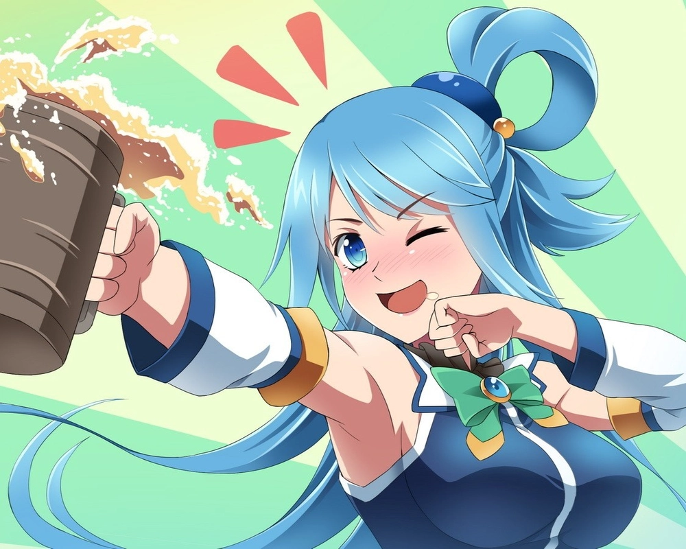 nữ thần aqua anime ảnh hd cực đẹp