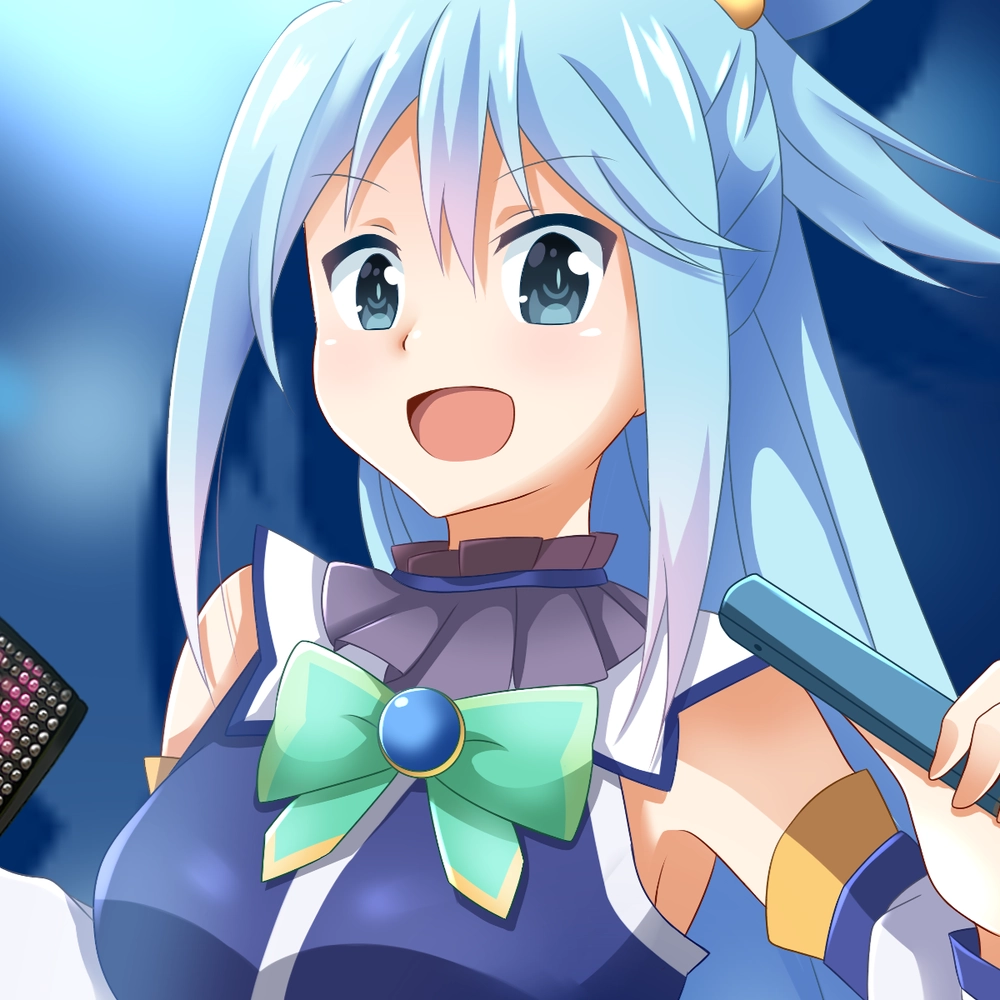 aqua anime ảnh minh họa đẹp hd