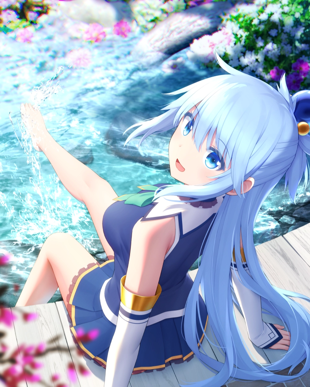 nữ thần aqua anime hình ảnh siêu đẹp
