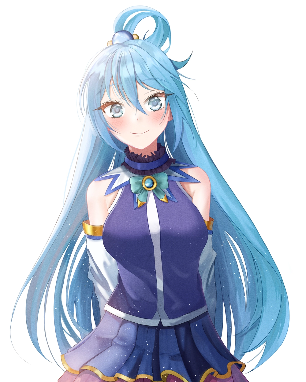 nữ thần aqua anime hình cute đáng yêu