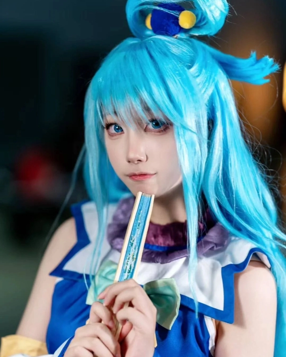 aqua cosplay phiên bản anime