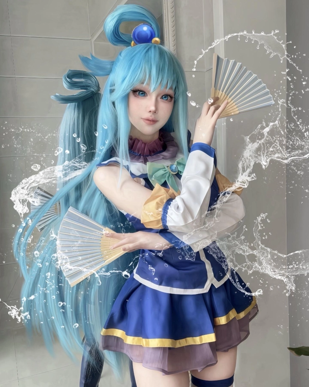 ảnh đẹp aqua cosplay