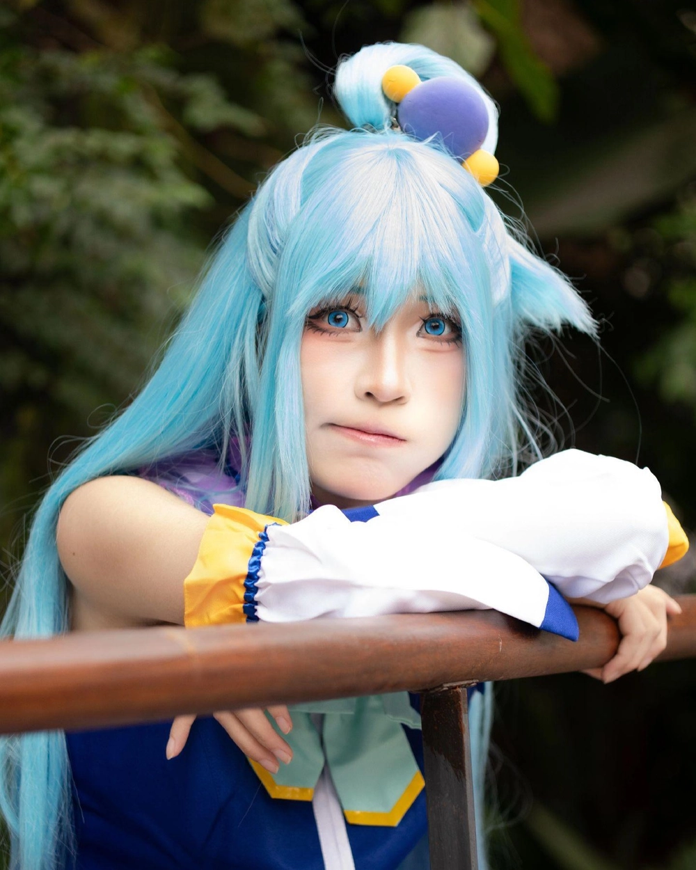 cosplay aqua konosuba chất