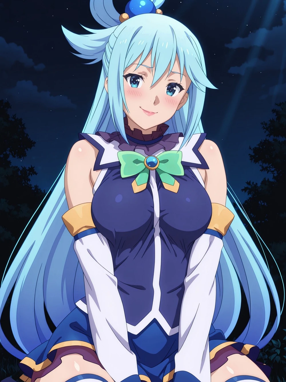aqua konosuba anime