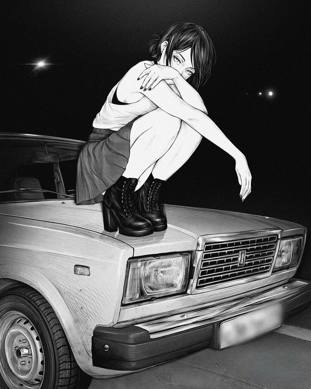 hình vẽ reze anime