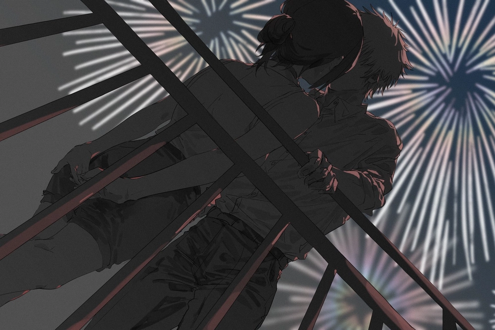 ảnh nổi bật denji x reze anime