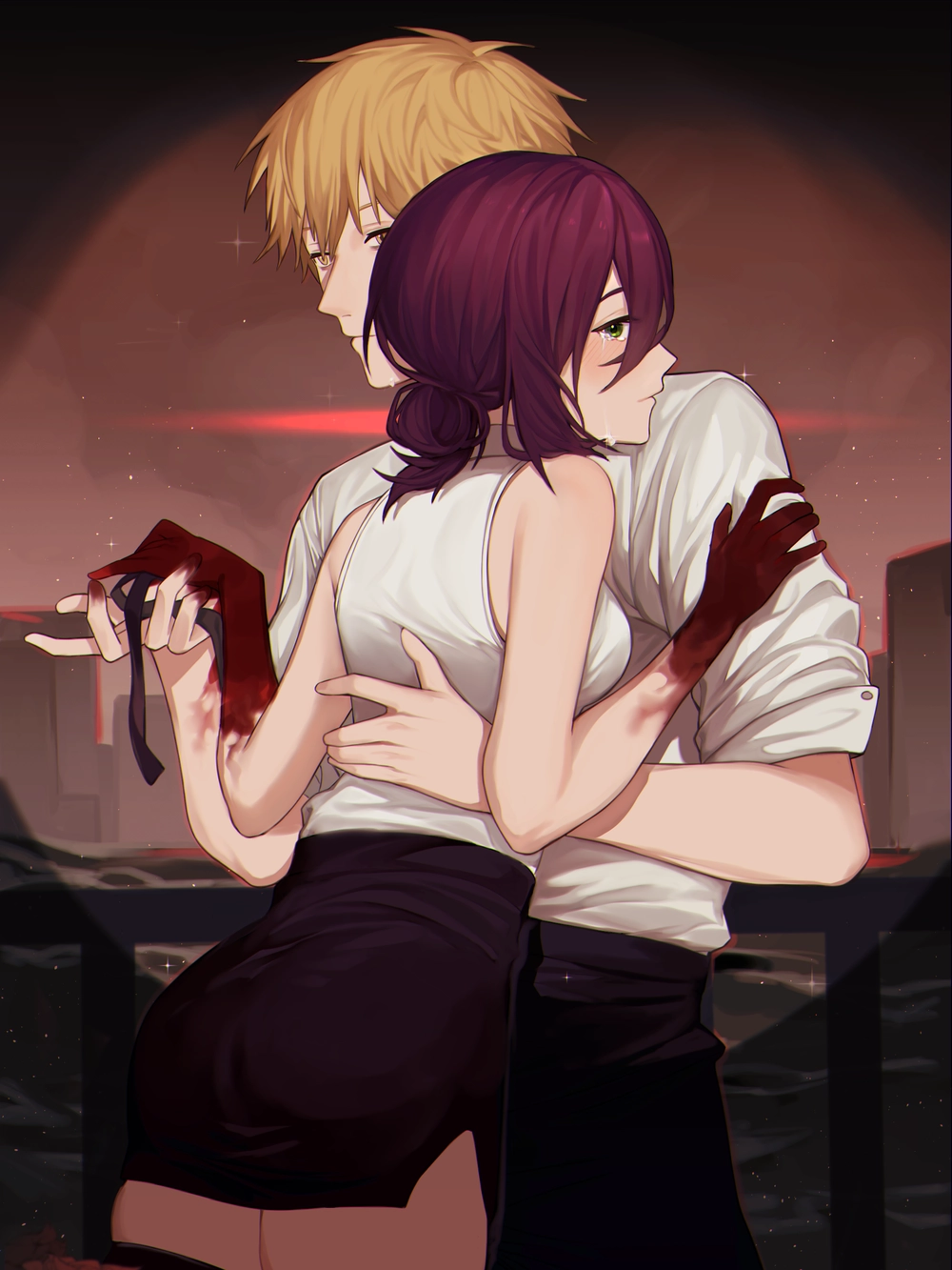 denji và reze chainsaw man