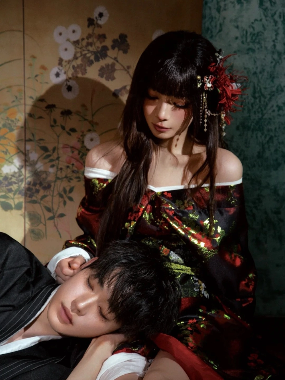 anime kimono cosplay nữ tính