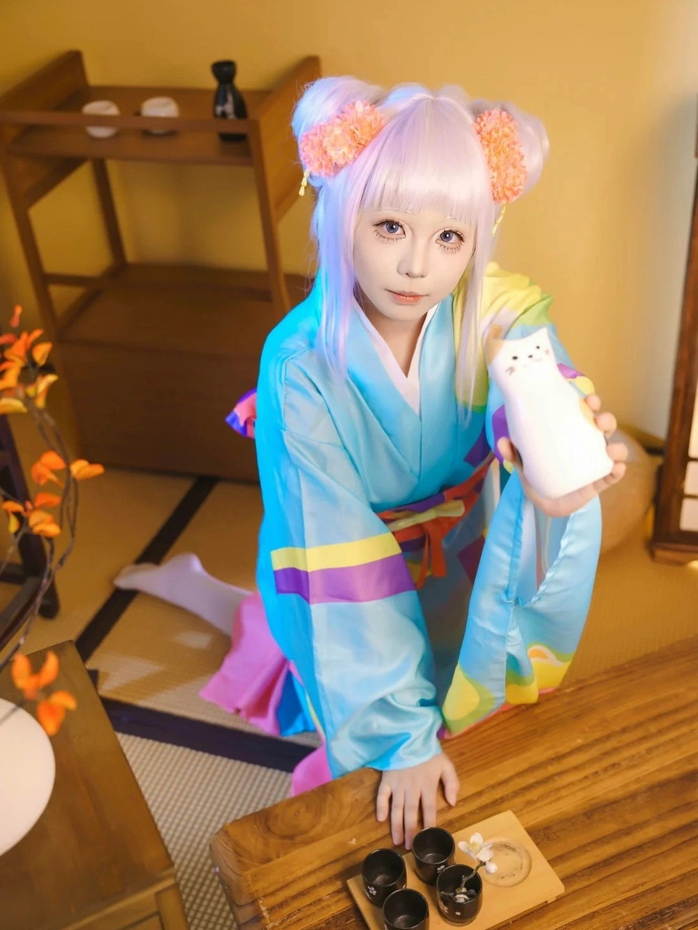 kimono cosplay nhân vật anime