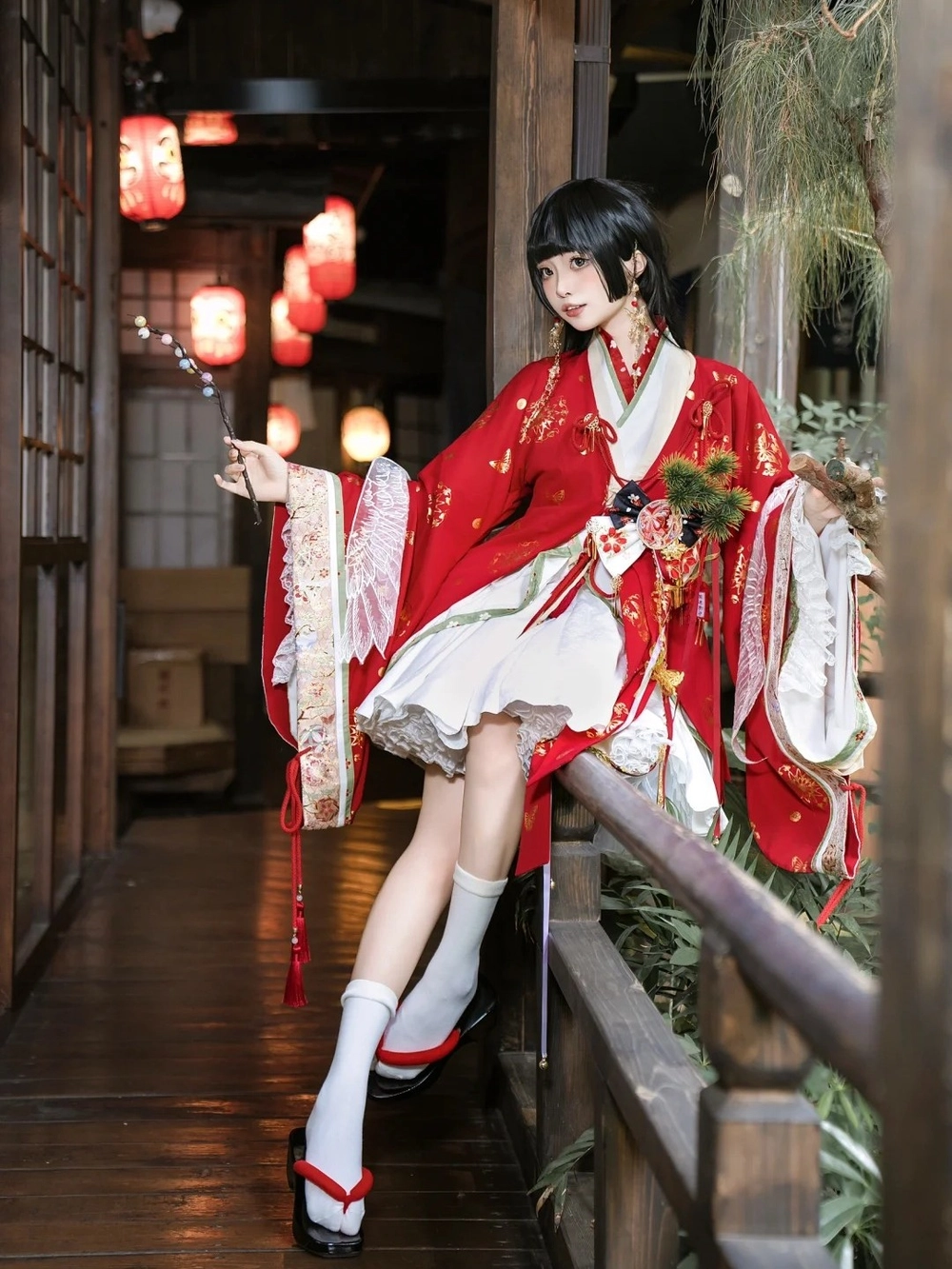 anime kimono cosplay màu sắc
