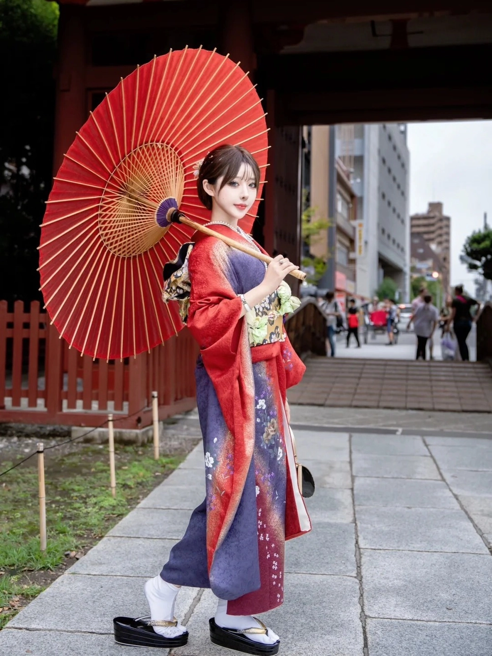 cosplay kimono phong cách cổ điển