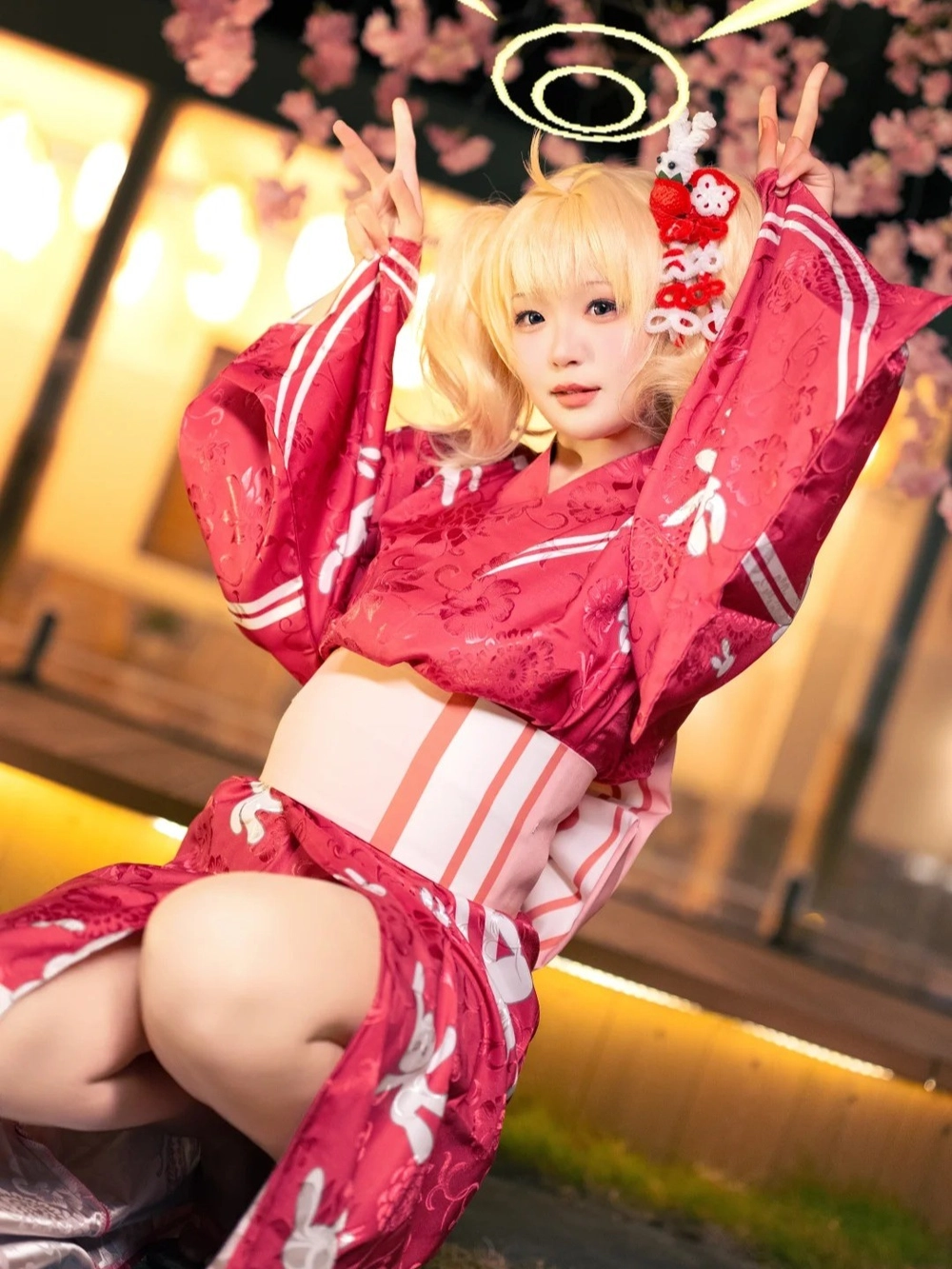 anime kimono cosplay dễ thương