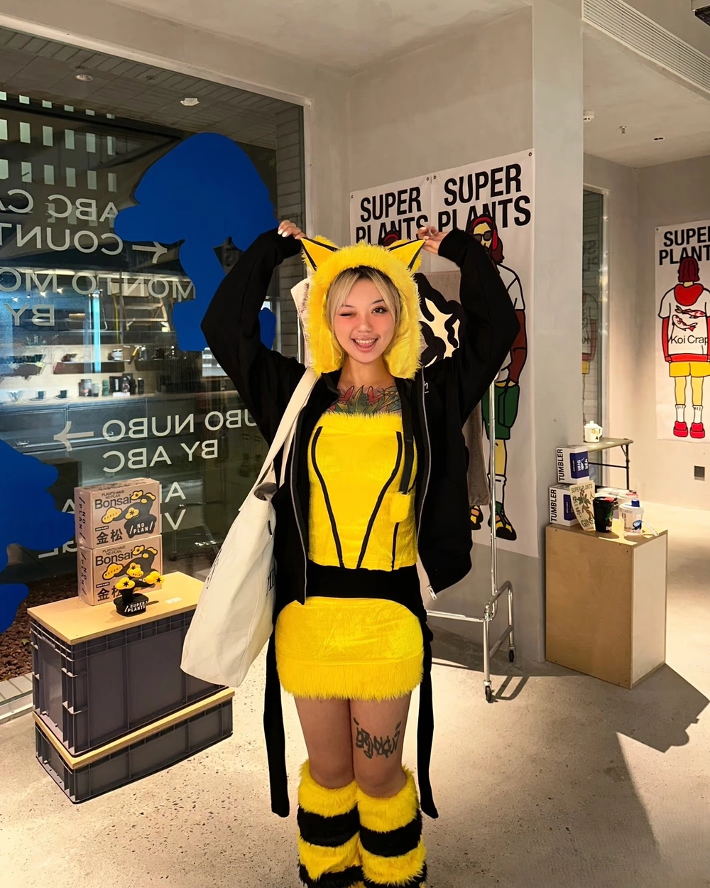 bộ đồ cosplay pikachu