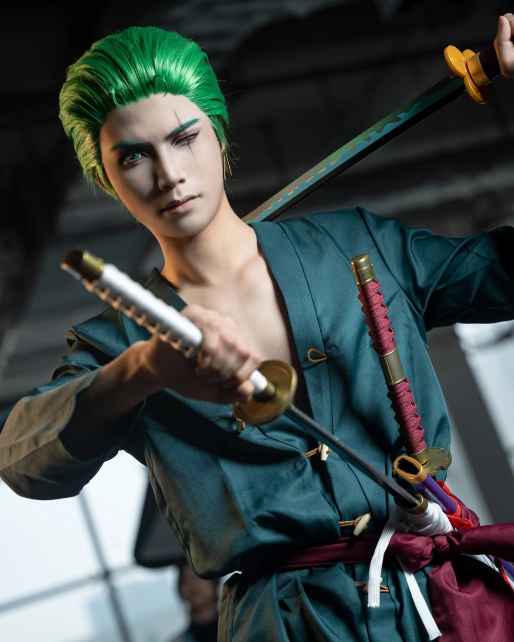 zoro cosplay siêu thực
