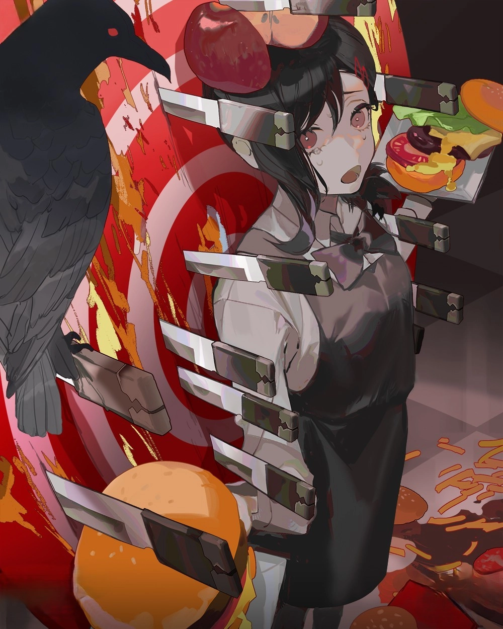 chainsaw man higashiyama kobeni fanart cực đẹp