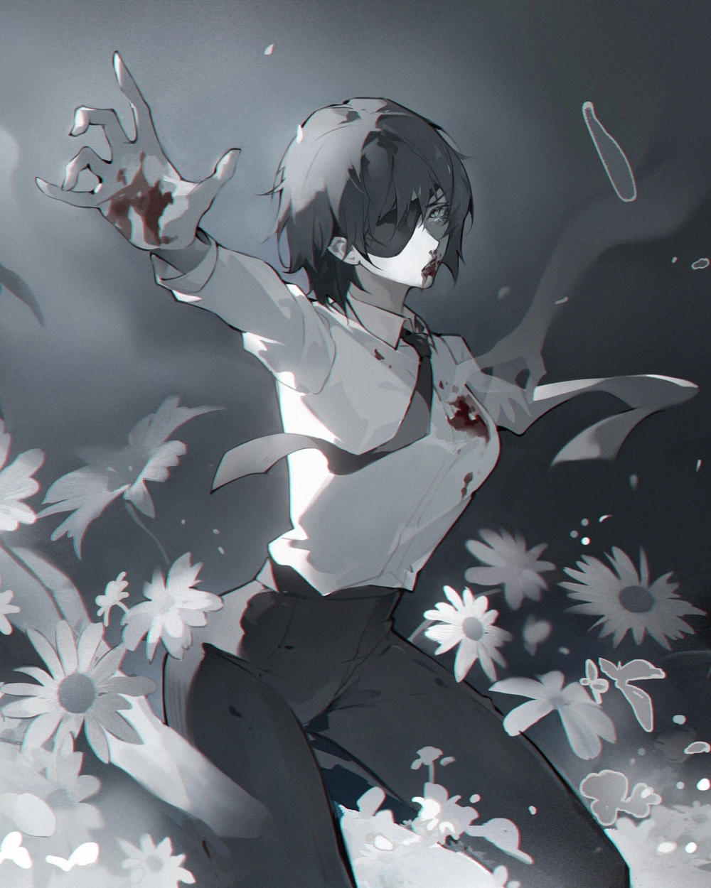 himeno chainsaw man tóc ngắn