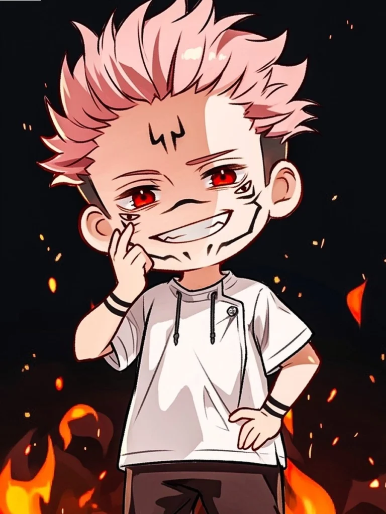 hình ảnh anime nam chibi tóc xanh