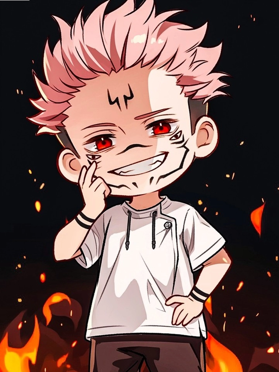 hình ảnh anime nam chibi tóc xanh