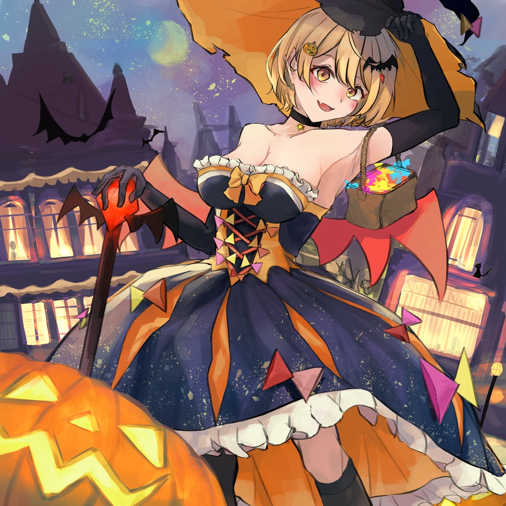 hình ảnh halloween anime cute
