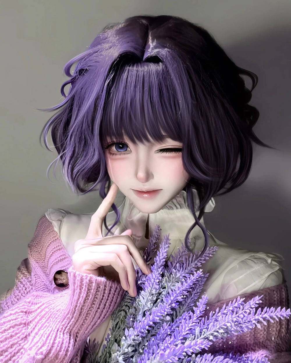 waguri kaoruko cosplay hình nền 4k đẹp