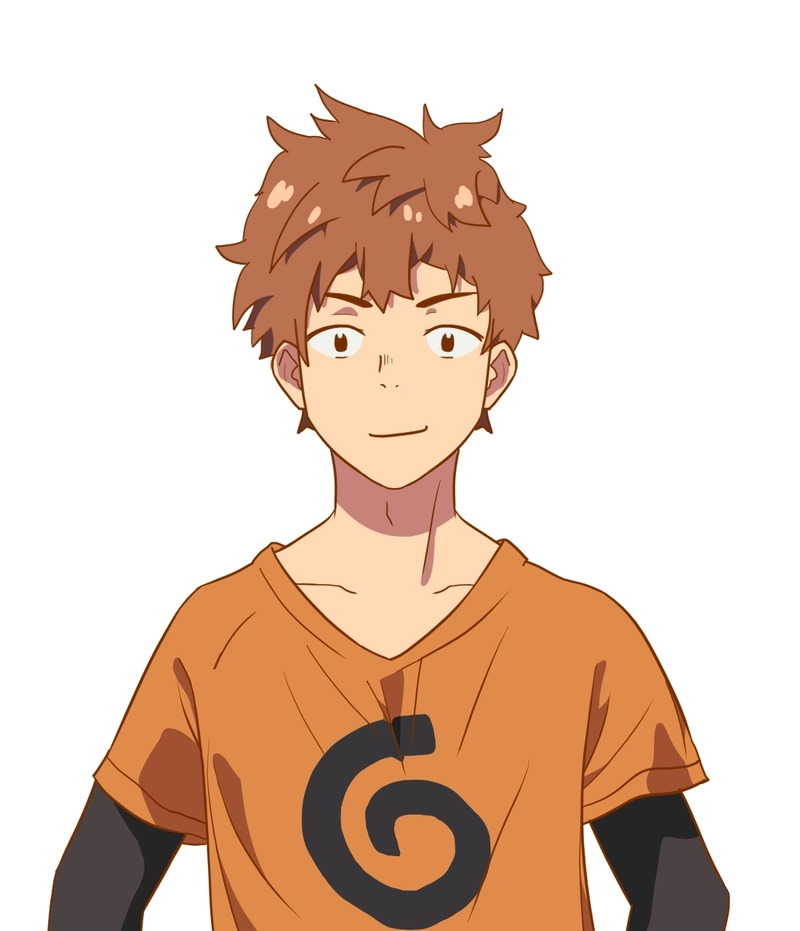 kazuya kinoshita đang suy tư