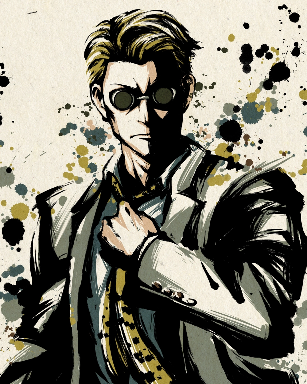 kento nanami and gojo anime scene