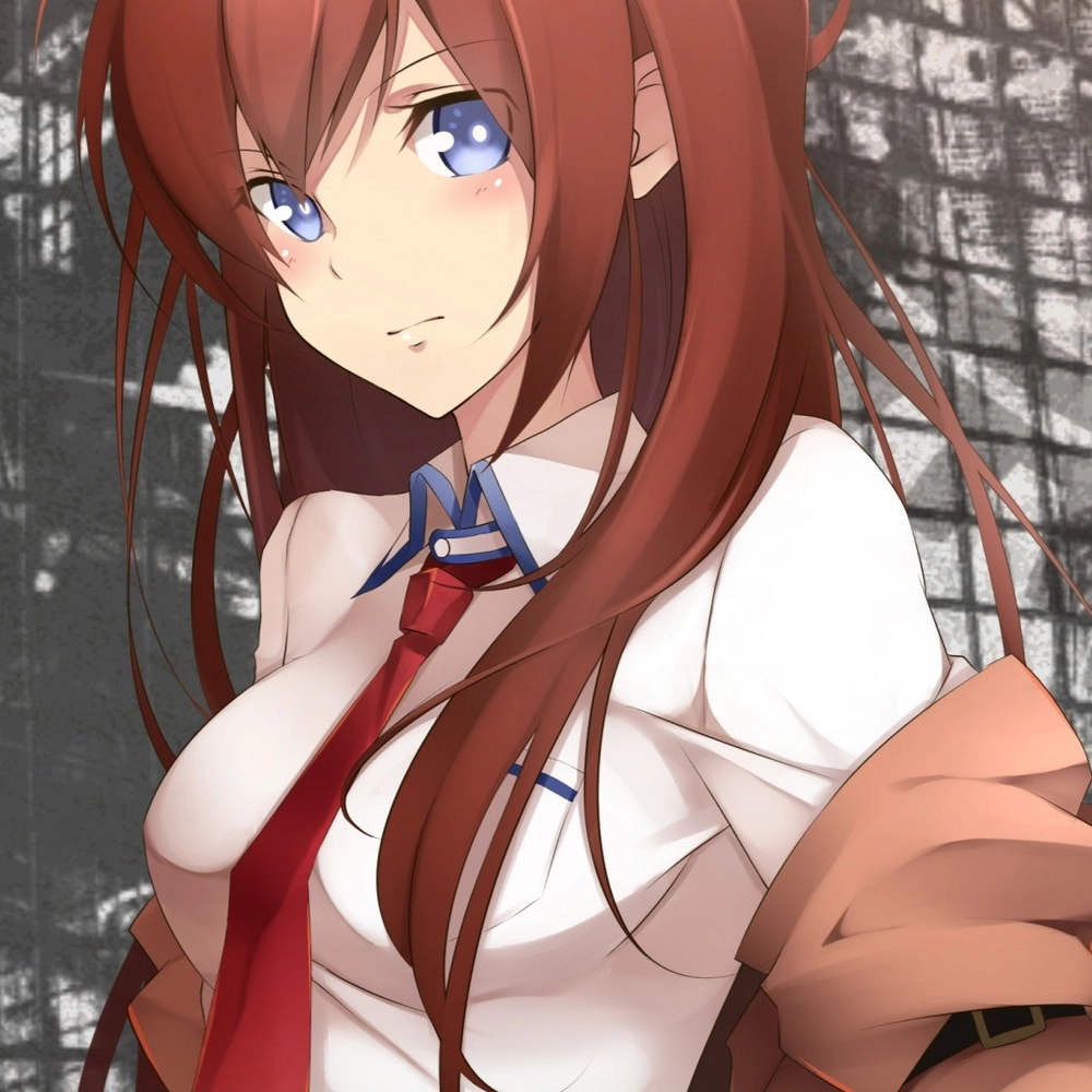 anime kurisu makise wallpaper