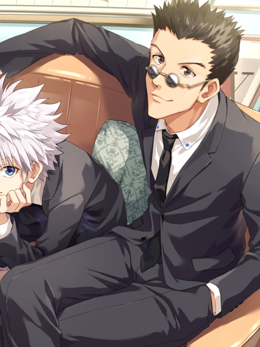 ảnh leorio mặc vest