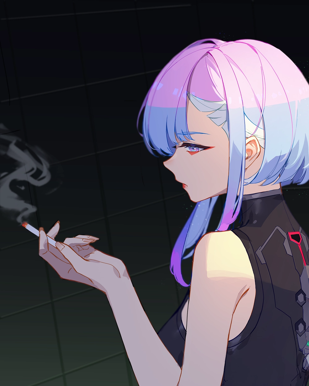 tải ảnh anime lucy cyberpunk hd